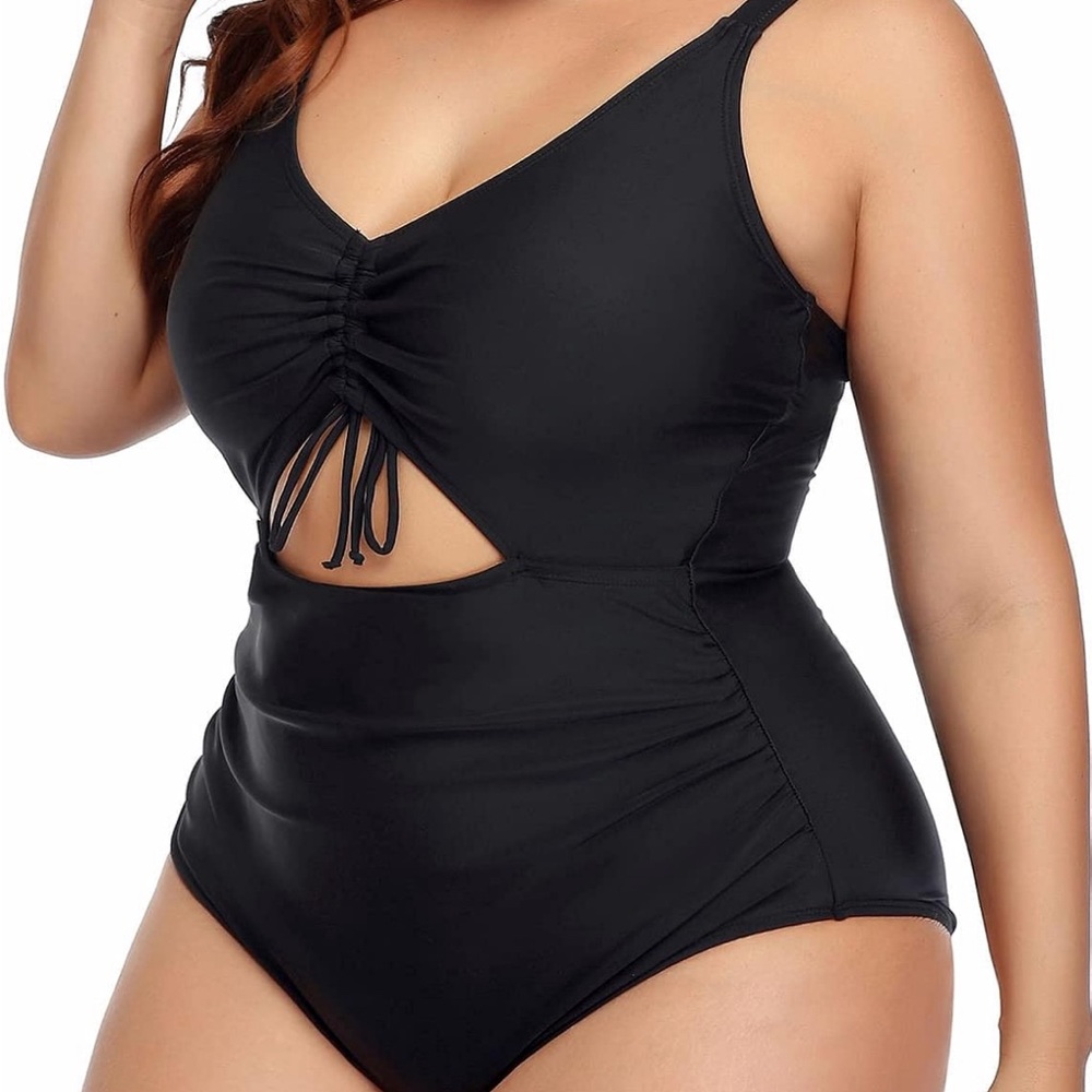 Daci Cutout One Piece Swimsuits Bathing Suits V Neck Monokini Swimwear
